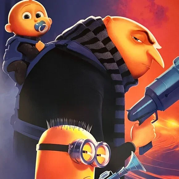 DESPICABLE ME 4 (2024) - ORIGINAL DOUBLE SIDED MOVIE POSTER - Picture 2 of 2
